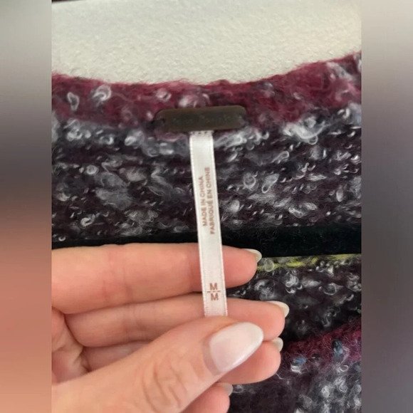 Free Peopled Cropped Oversized Emerson Sweater  NWT - Picture 10 of 13